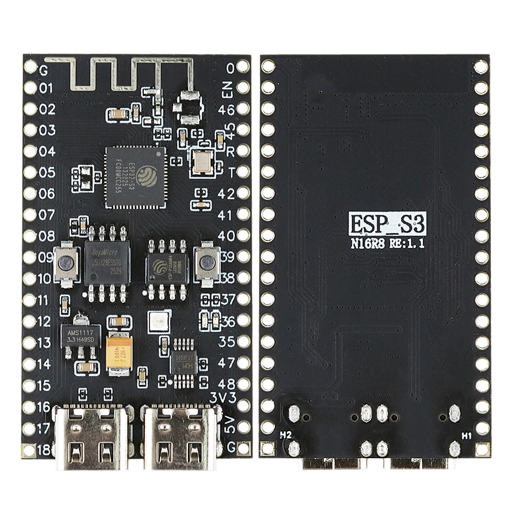 ESP32 S3 Development Board Module 2.4G Onboard Wifi BT Module Original ESP32-S3 MCU N16R8 38PIN Type-C 8M PSRAM 5V Output