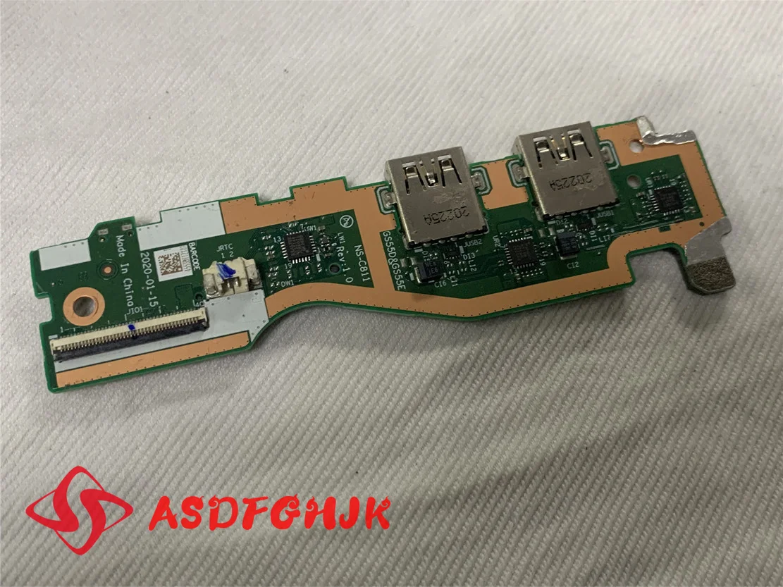 Genuine GS55D GS55E NS-C811 Switch board FOR lenovo AIR 15 ARE usb board test good free shipping