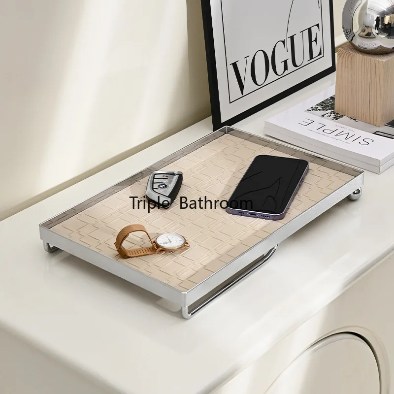 

1pc Desktop Foyer Storage Rack Key Aromatherapy Storage Tray Kitchen Clutter Rack Home Accessories Bathroom Jewelry Tray