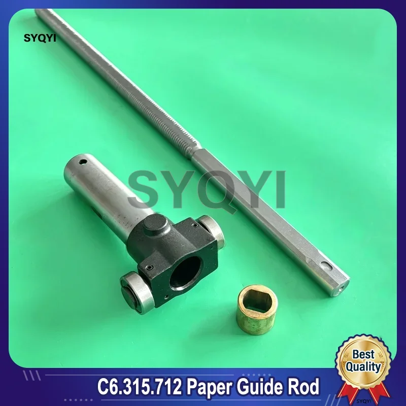 Heidelberg SM102 CD102 machine paper receiving thread aligning rod, paper flap aligning shaft C6.315.712