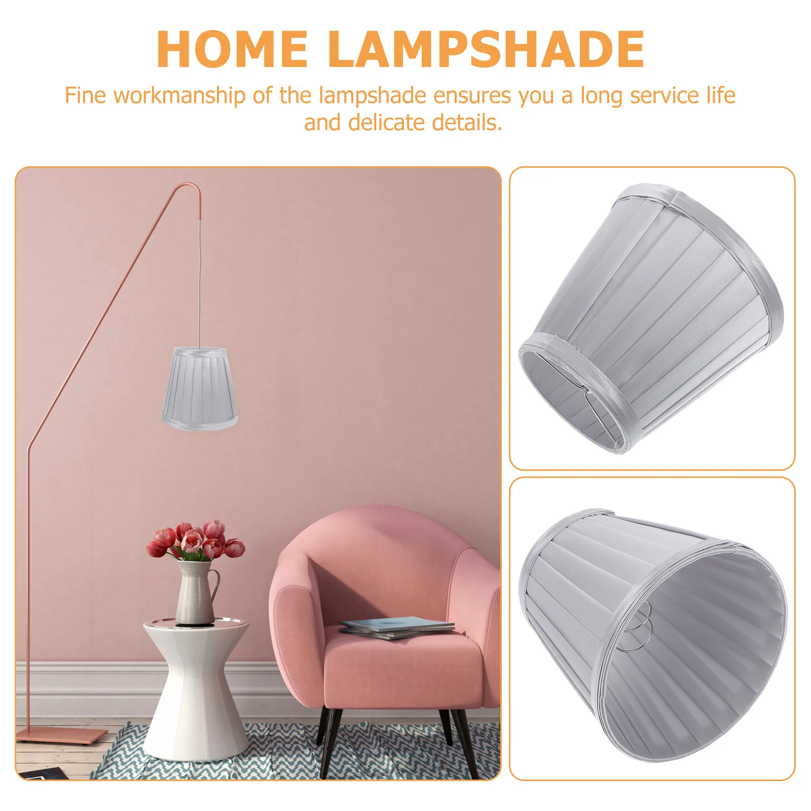 

Cloth Lampshade Barrel Table Lamp Cover E27 Base Dustproof Modern Drum Shade For Living Room Bedroom Study Home Hotel