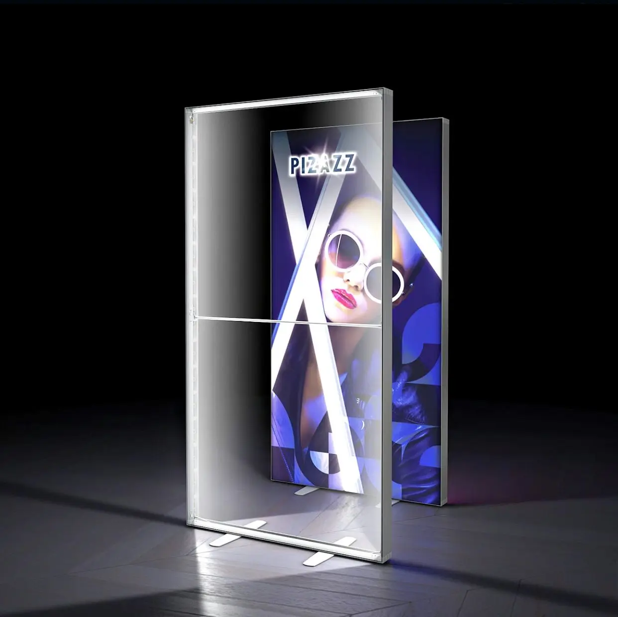 Quality Portable Retractable Aluminium Pull/POP/Roll up Exhibition/Fair/Tradeshow/Advertising/Promotion Display Banner Stand