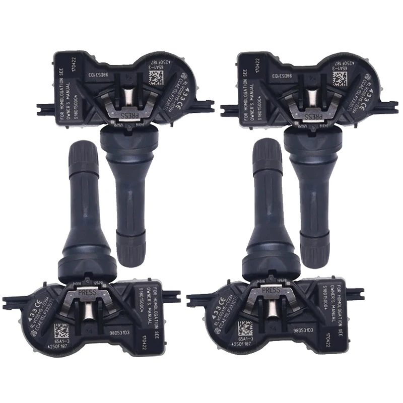 

1/4PCS TPMS Car Tire Pressure Sensor for Mitsubishi ASX Attrage Eclipse L200 Outlander Pajero Sport Spacestar 4250F187 433MHz
