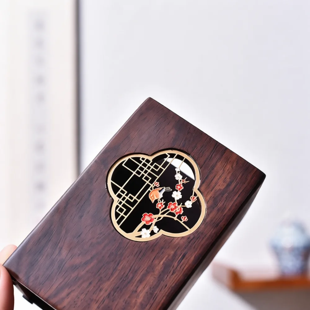 Traditional Ebony Wood Gongfu Tea Set Tools Chinese Ceremony Accessory Kit For Precise Brewing And Tea Enjoyment
