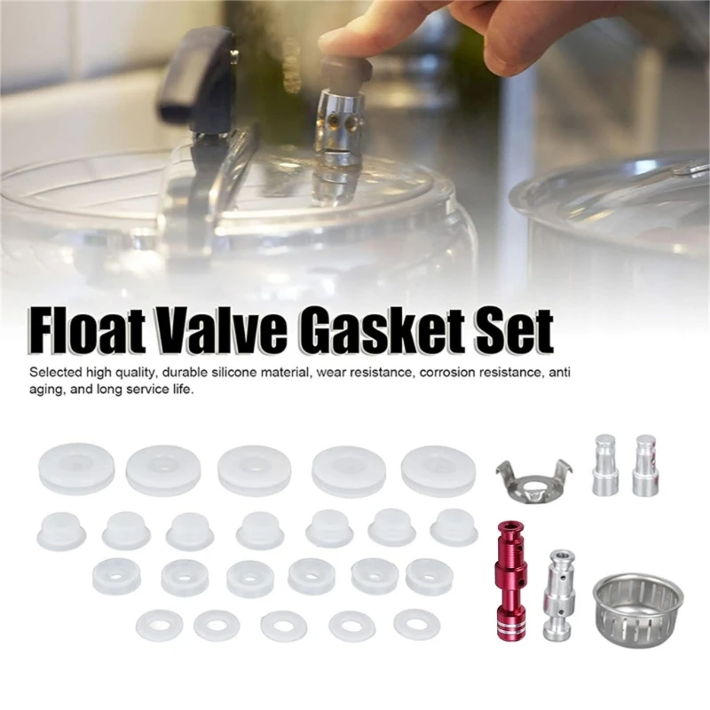 Durable Pressure Valves Set Pressure Cooker Accessories Steam Release Valves Pressure Valves Pressure Cooker Replacement Kits