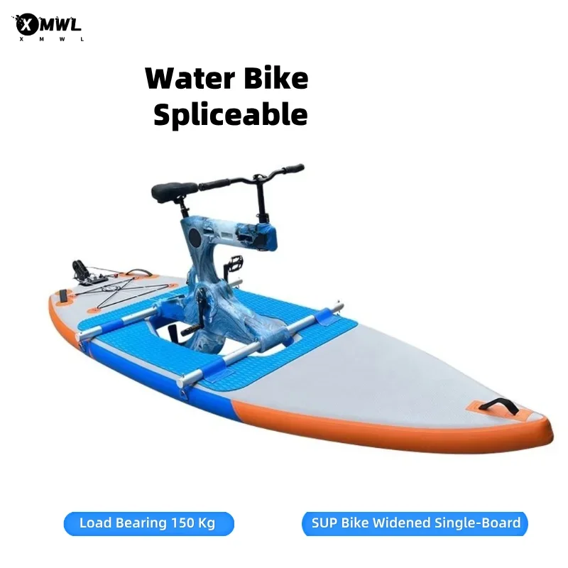 

Single Water Sup Bike Widened Single-Board PVC Water Bike Inflatable Pontoon All-in-One Floating Board for Water Sports