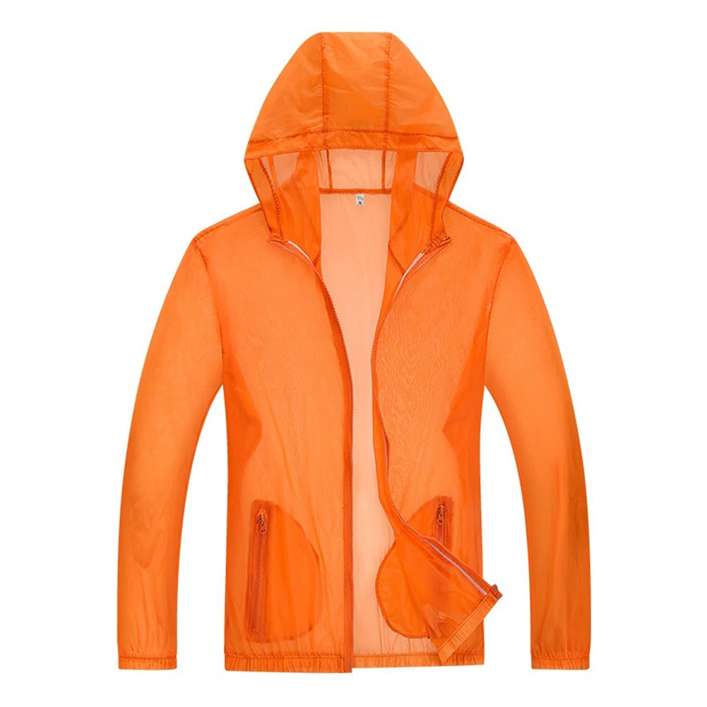 

Summer Sunscreen Coat Clothing Wan Women Solid Color Ultra-Thin Breathable Quick-Drying Outdoor Waterproof Hooded Jacket
