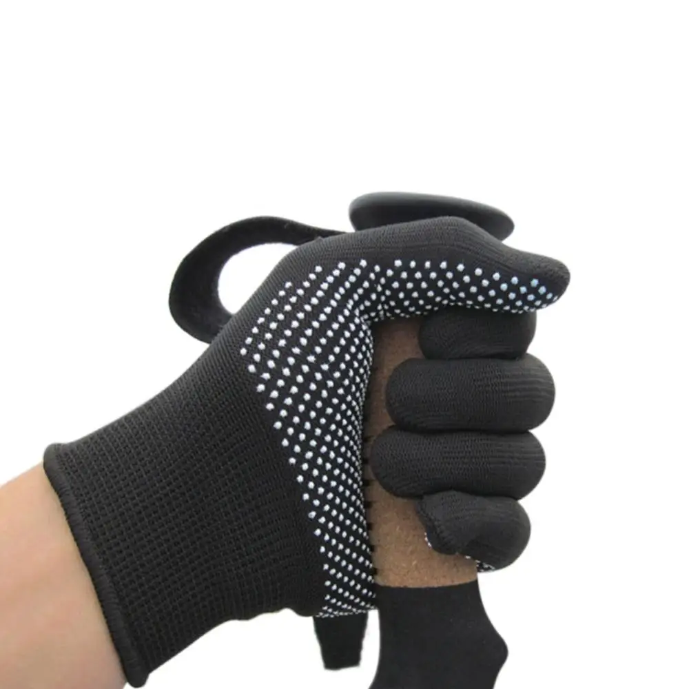 Full Finger Cycling Gloves Breathable Anti-slip Rubber Particles Climbing Nylon Gloves Summer Camping Hiking Motorcycle Gloves