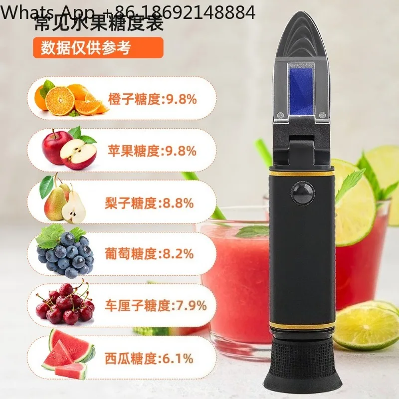 Handheld refractometer 0-32 sugar meter, portable sugar meter cutting fluid fructose detection