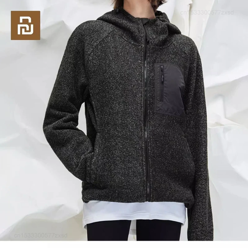 Xiaomi Supield Aerospace Gas Condensation Fleece Warm Shaker Fleece Sweater Hooded Cardigan Sweater Cold Resistant Jacket Winter