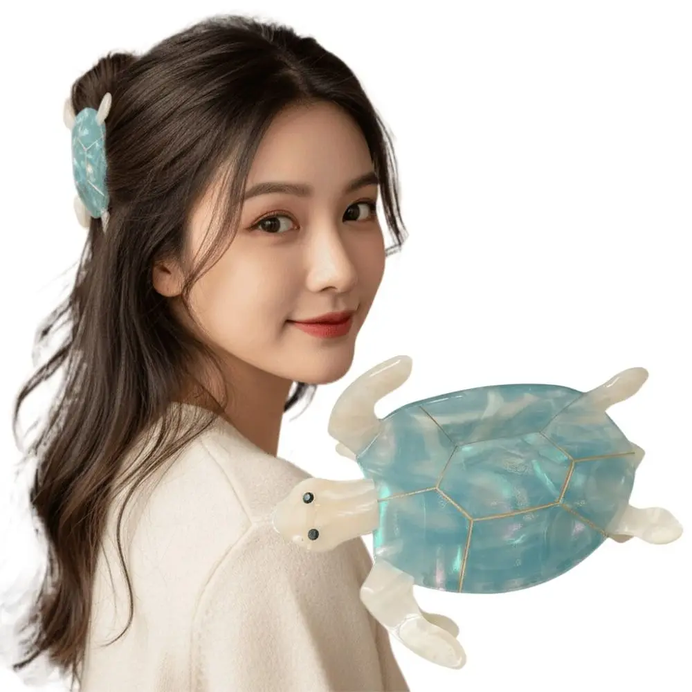 

Cartoon Hair Claw Clips Marine Life Animal Design Cute Acetate Hair Clips Ocean Turtles Hair Accessories for Women Girls