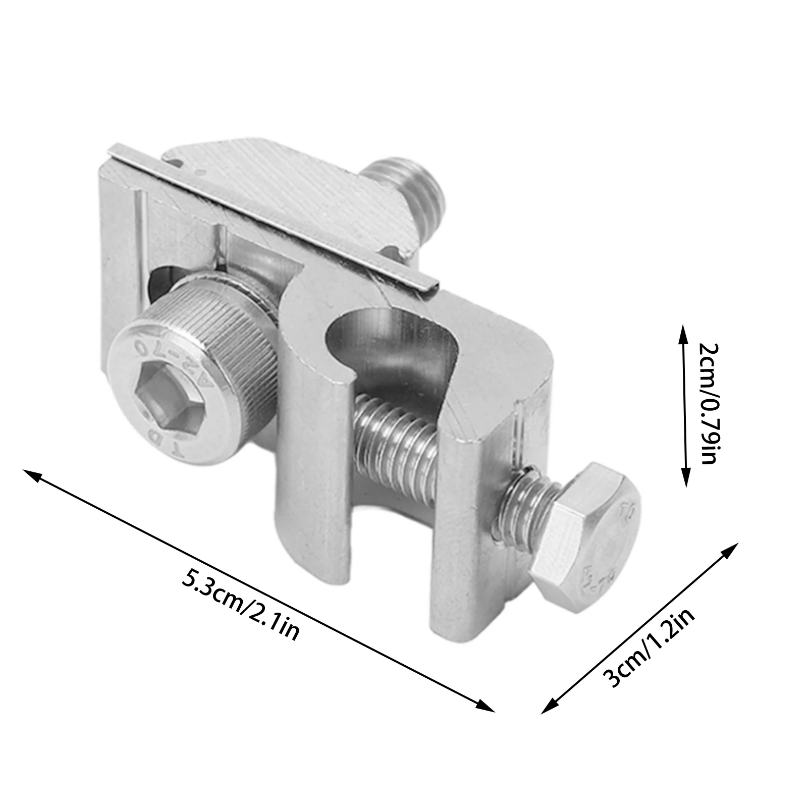 NEW 10Pcs Solar Mounting System Grounding Clip Lug Bracket Clamps Photovoltaic Support Parts image 6