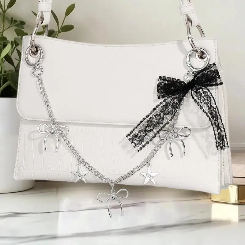 Catena per borsa con perline in stile marino blu per donna Regali creativi alla moda per accessori decorativi con ciondolo per borsa carina