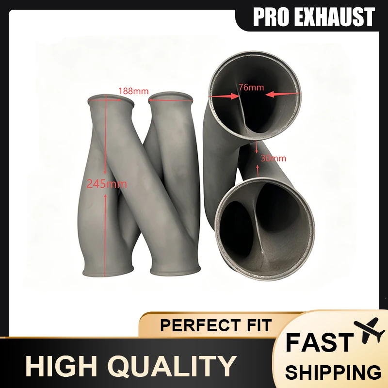 Système d'échappement universel en acier inoxydable pour BMW S58 M2 M3 M4 G80 G82 G87 X3M X4M F97 F98 3.0T Nouvelle Arrivée Accessoire Pro