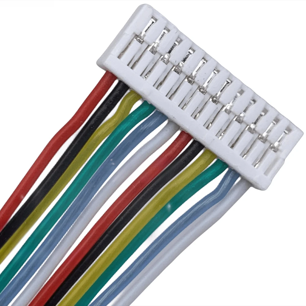 10 قطعة سلك السيليكون 20 سنتيمتر SH1.0 JST MX GH1.25 PH2.0 XH2.54mm 2P 3P 4P 5P-12P 3239 درجة حرارة عالية. مقاومة تسخير أسلاك الكابلات