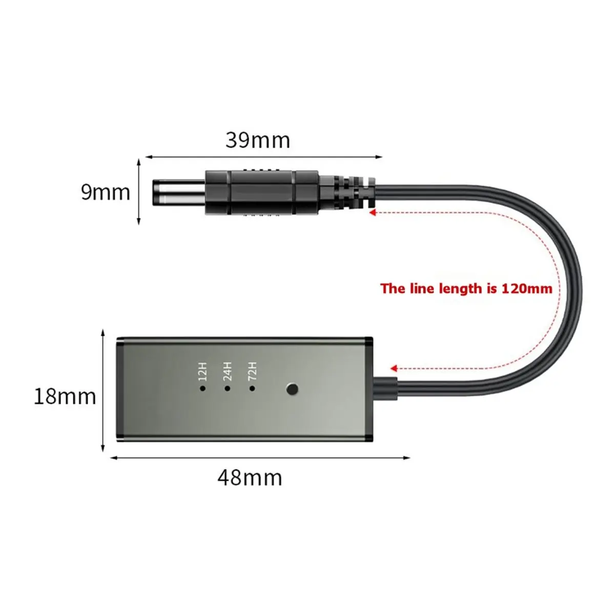 A86G NEW Router Automatic Restart Cable DC5.5x2.5MM with 12/24/72-Hour Timer 3 Speed Adjustable Timer Extension Cord