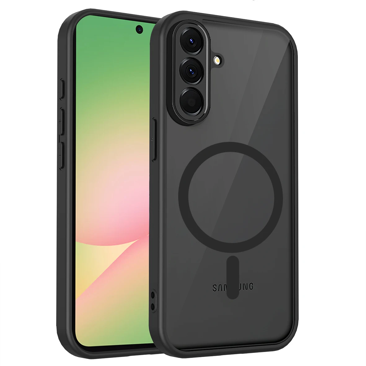 Чехол для Samsung Galaxy A56 A36 A26 A16 A06 A17 A07 A55 A35 A25 A15 A05 A54 A34 A24 A14 Frosted Clear Magnetic Magsafe Cover