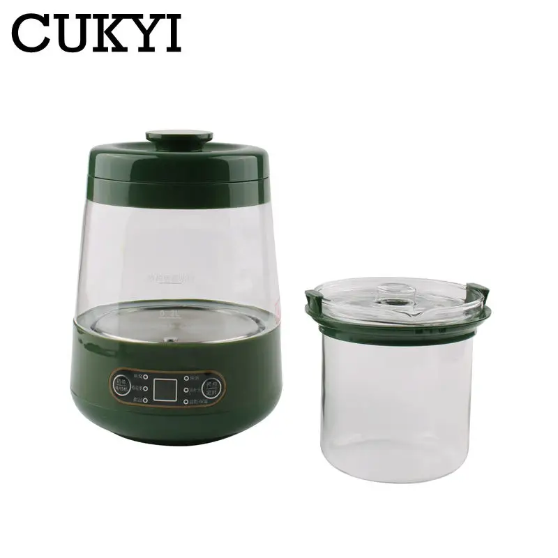 CUKYI Household Health Pot Mini Porridge Stewing Soup Cup Electric Kettle Boiling Cup Tea Maker Bird's Nest Dessert 220V 600ml