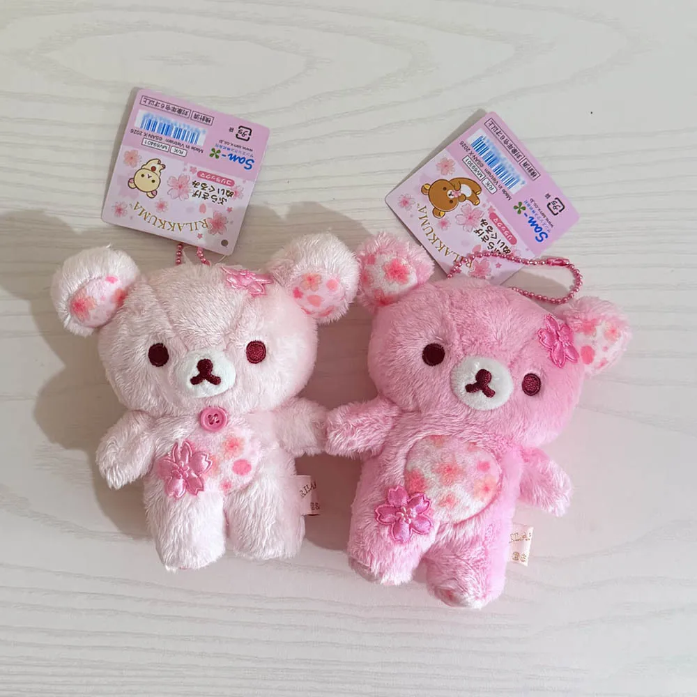 chaveiro-de-pelucia-rilakkuma-sakura-flor-de-cerejeira-urso-preguicoso-rosa-pessego-boneca-de-pelucia-macia-pingente-para-bolsa-presente-fofo-de-aniversario