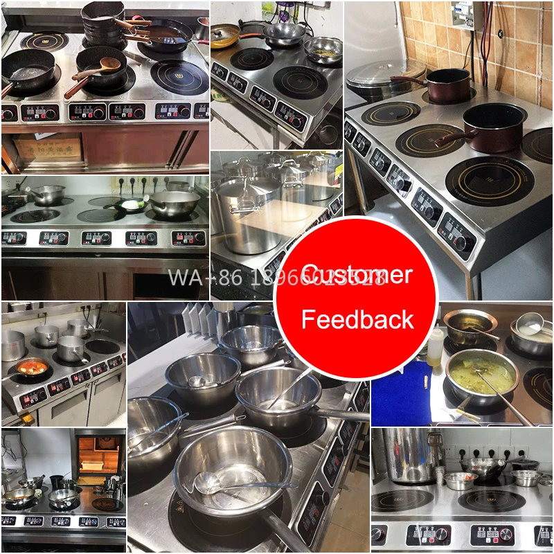 

Kitchen Equipment Restaurant Hotel Industry In Sale 220V 2200w 4 Burner Commercial Electric Induction Cooker Cooktop