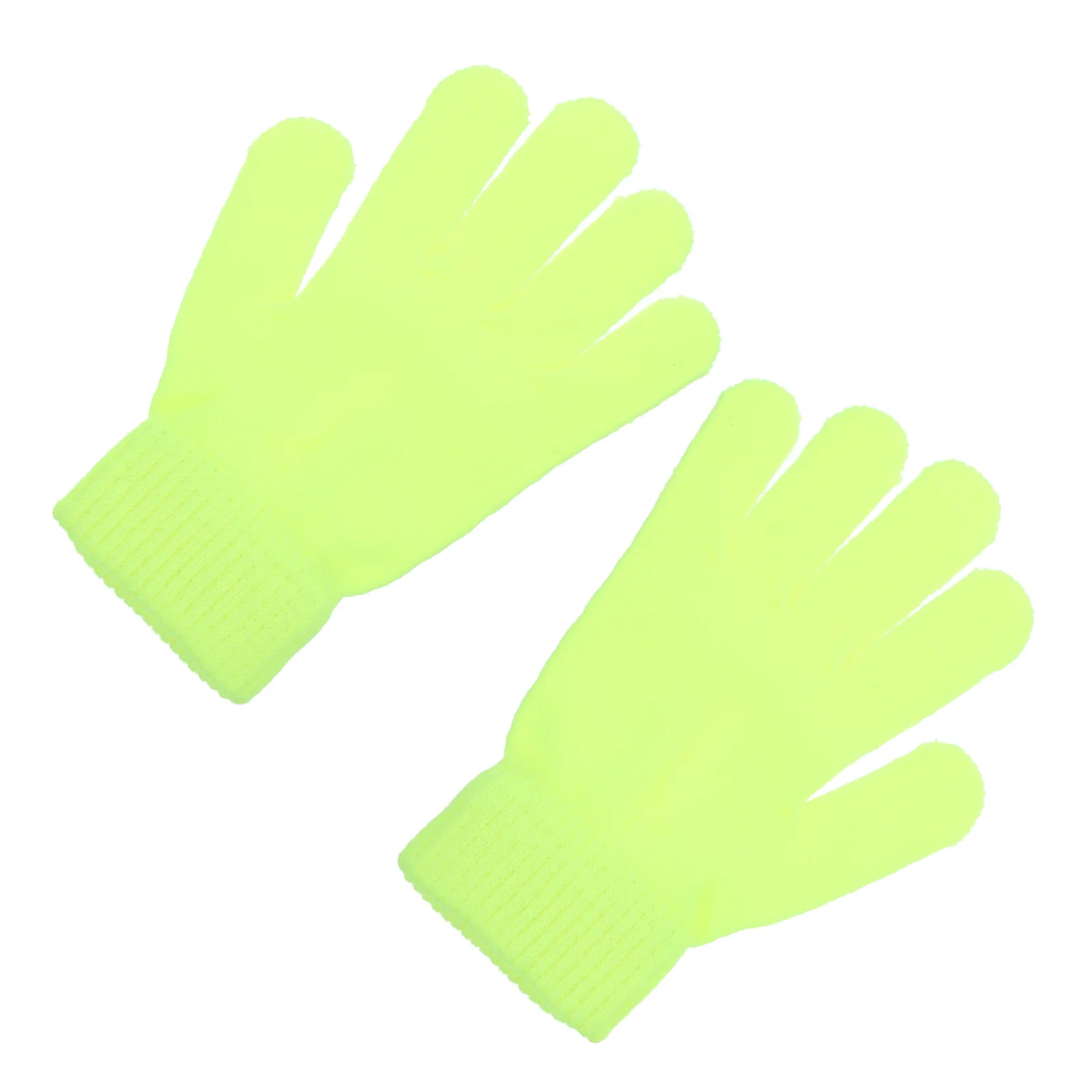 

Warm Knitted Gloves Winter Outdoor Riding Glove For Men Women Lightweight Thermal Accessory Fluorescent Versatile