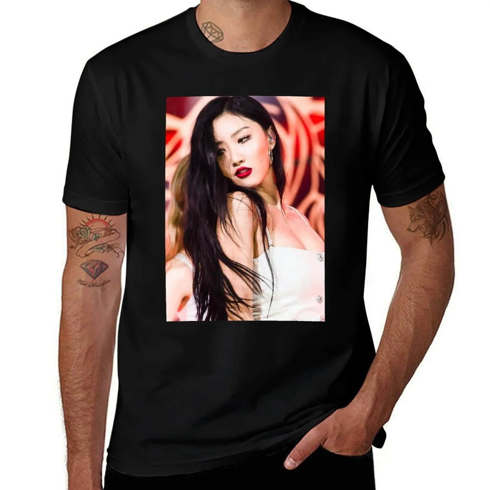 Mamamoo Hwasa T-Shirt Casual Trendy Streetwear Tee Shirt T-Shirt