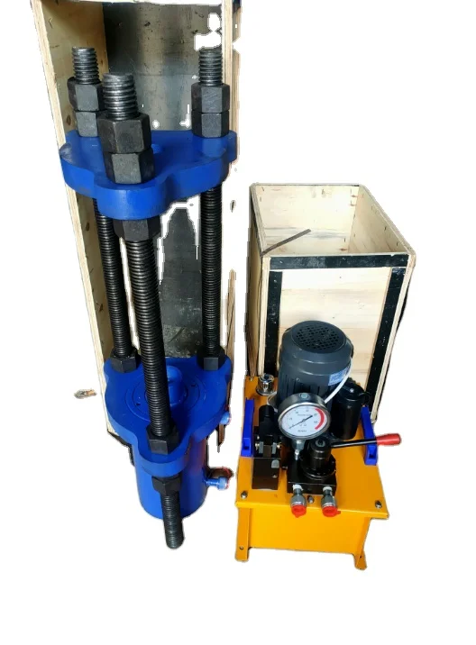 Hydraulic crawler pin press 3,922kN/400T portable hydraulic press for excavators, bulldozers