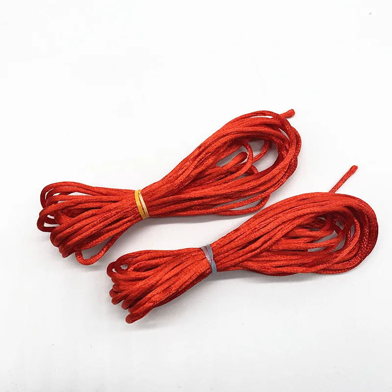 جديد 5 متر/مجموعة 2.0 مللي متر الصينية عقدة خط الحبل الحرير الحرير الحبل النايلون الحبل DIY بها بنفسك سلسلة قلادة أساور الحبل #3