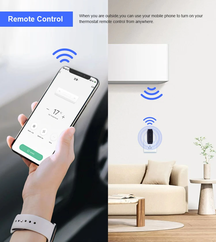 Nuovo Tuya WiFi RF + IR USB Universal Smart Remote Voice Controller elettrodomestici condizionatore d\'aria per Tuya Smart /Smartlife/Alexa