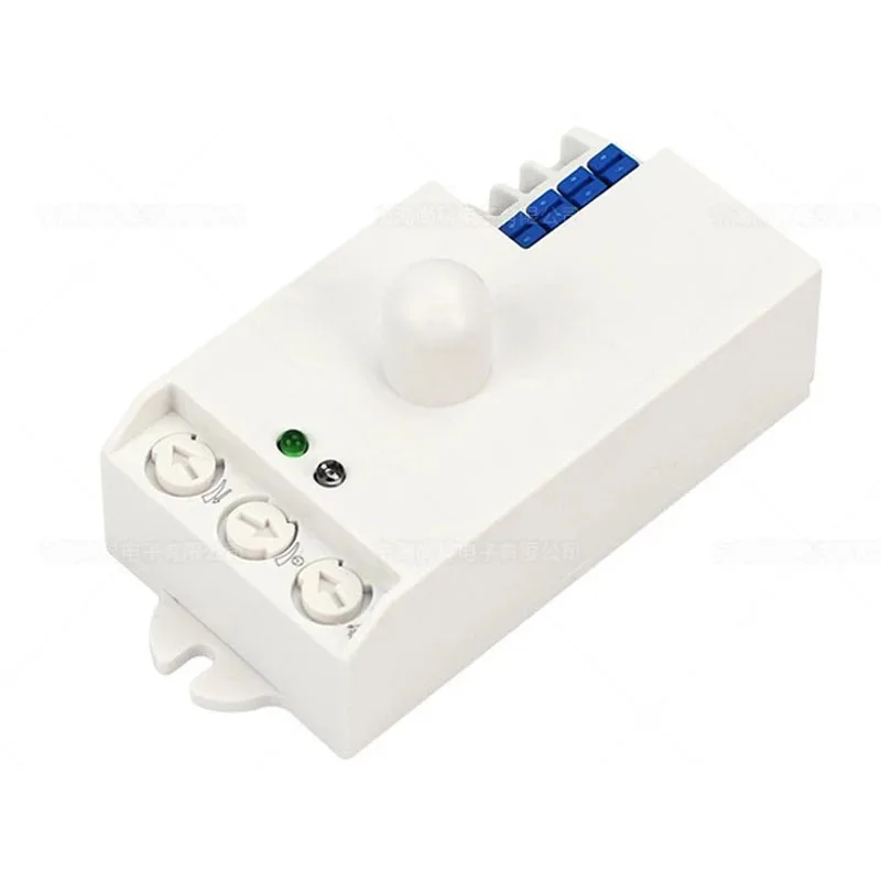 Indoor  Best quality Microwave Radar Sensor Light Switch Body Motion  DC 12V-24V 5.8GHz With Shell