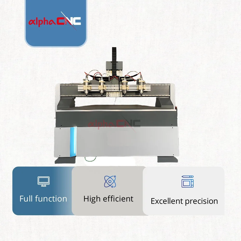 High Accuracy 4 6 8 Multi Spindle Cnc Router 1325 Hollow Carving CNC Router Machine for Wood Furniture Production