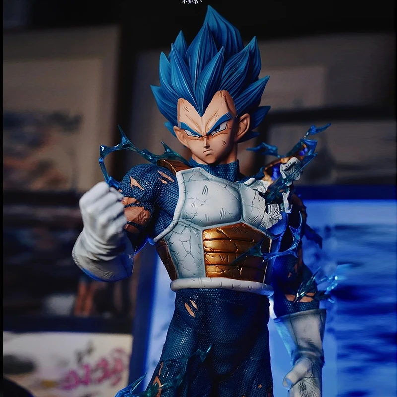 Figuras de acción de Pvc de Dragon Ball Vegeta de Anime Bandai japonés, colección de muñecos Gk, juguetes de decoración, modelo, regalos para niños, 26,5 cm