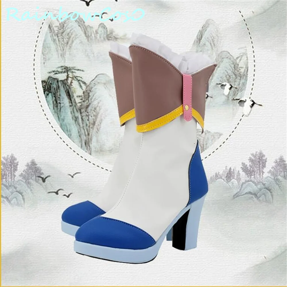 Asada Shino Sword Art Online Scarpe Cosplay Stivali Gioco Anime Halloween Natale RainbowCos0 W3749