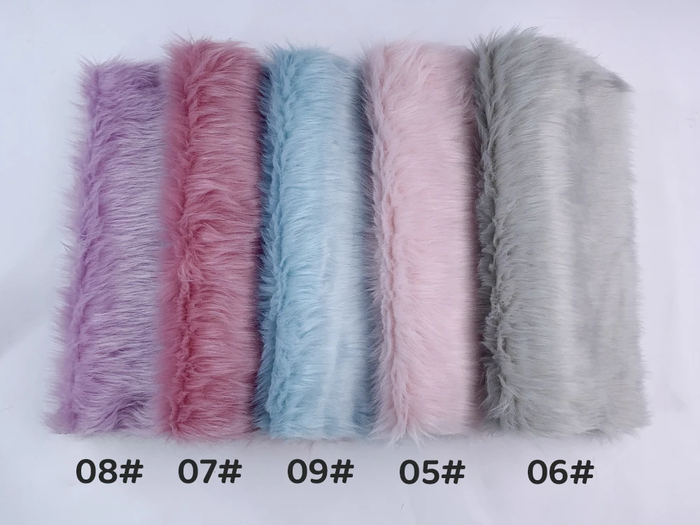Pelzimitat-Stoff, 30 x 50 cm, Polyesterfaser, mittlere Dicke, gewebte Technik, 2,5 cm langer Pelzstoff, Cosplay-Fursuit-Pelzmaterial – Detail 8