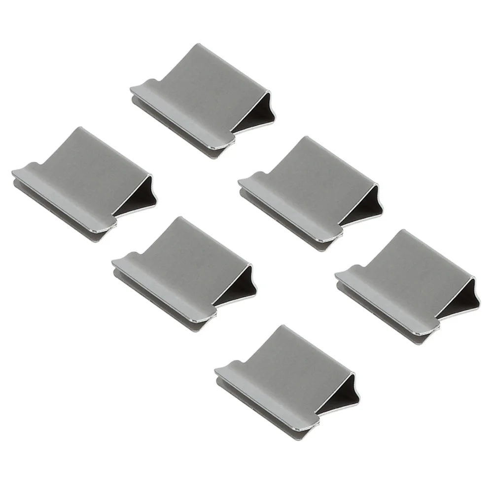 

50Pcs Clam Clip Metal Refill Clips Compact Paper Binder for Office School Stapler Clips Paper Clipper Dispenser