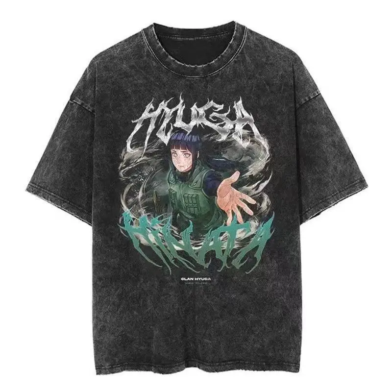 

2026 New Fashion Washed Cotton Tee Vintage Retro Short Sleeve Loose Streetwear Casual T Shirts For Men