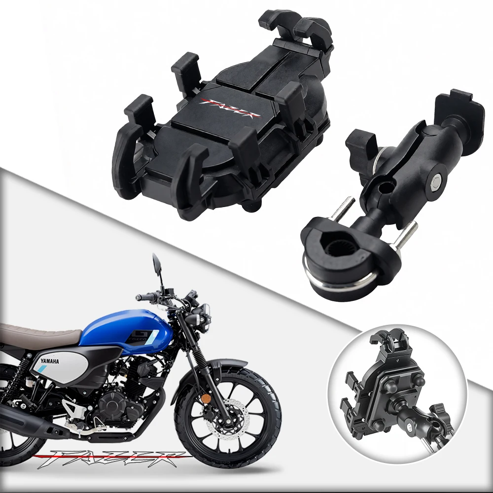 Riding Motorcycle Aluminum Phone Navigation Holder Shock Absorber For YAMAHA FAZER FZ6 FZ6R FZ1 FZ8 FAZER FZ750 FZR1000