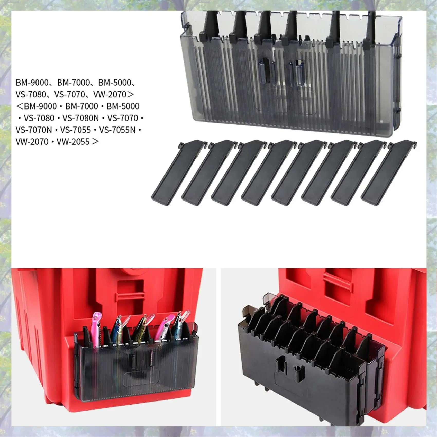 

Новое поступление, пластиковая коробка для рыболовного воблера, чехол для хранения рыболовных снастей для MEIHO BM 9000 7000 5000 VS 7070N, аксессуары, ящик для инструментов