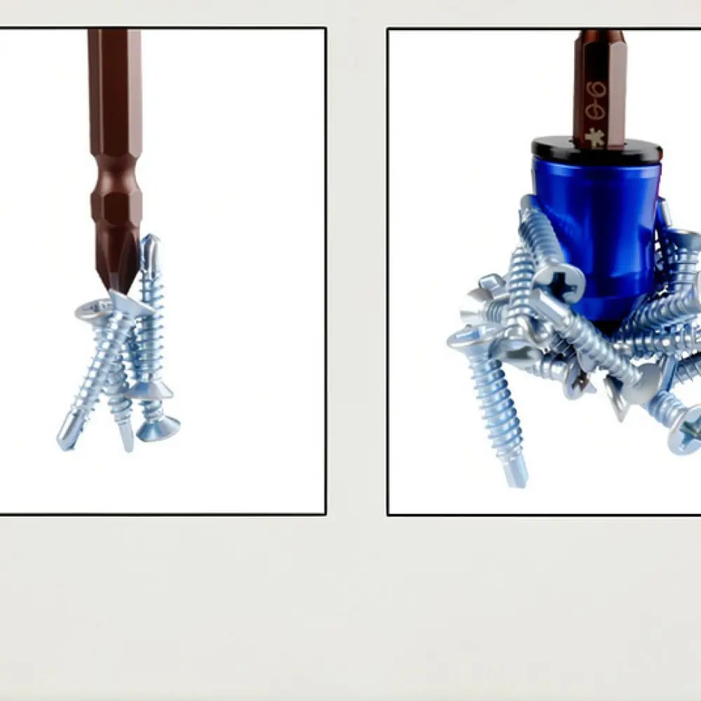 Strong Magnetic Ring For Screwdriver Bit Aluminum Alloy Magnetizer Power Tool Attachment Drill Fastening Set