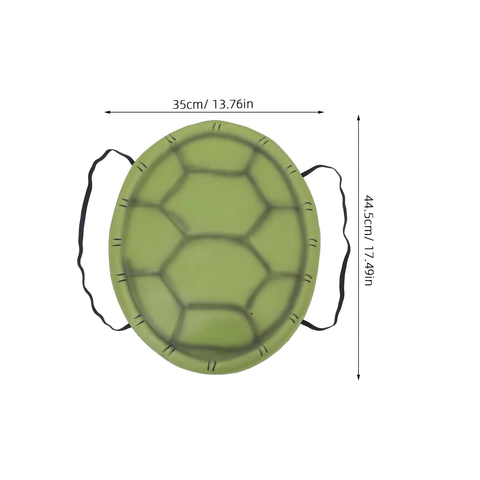 Wearable Turtle Shell Teenage Eva Tortoise Shell Backpack Cosplay Prop Halloween Party Accessory Halloween Costume