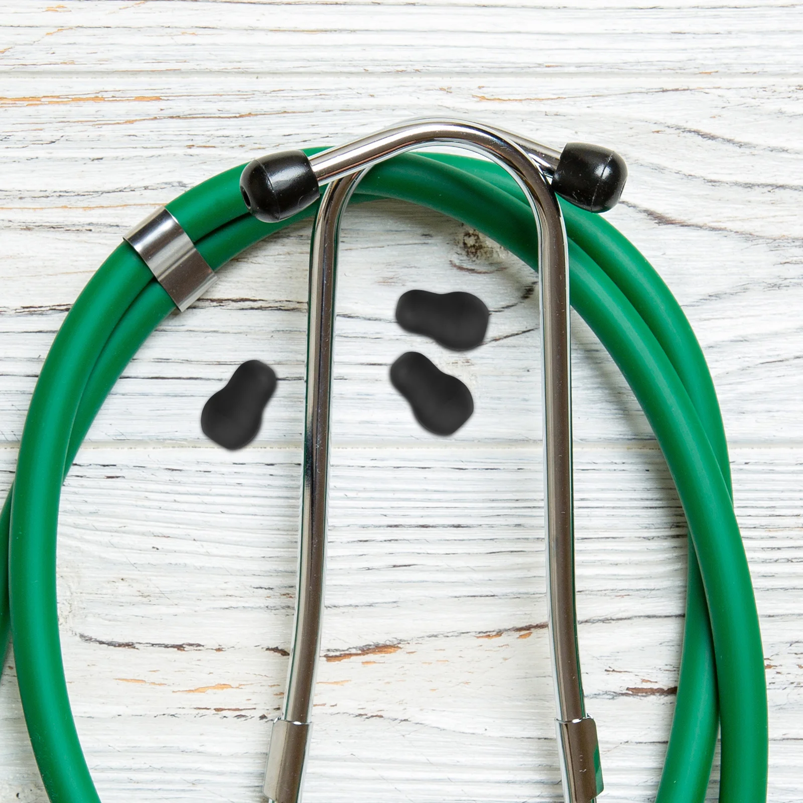 

4pcs Stoscope Ear Plugs Replacement Silicone Tips Comfort Fit Cold Protection Durable Use Stoscope Accessories Teaching