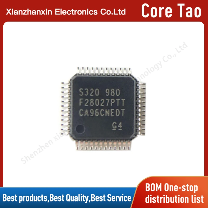 1PCS/LOT TMS320F28027PTT F28027PTT LQFP48 32-bit microcontrollers MCU