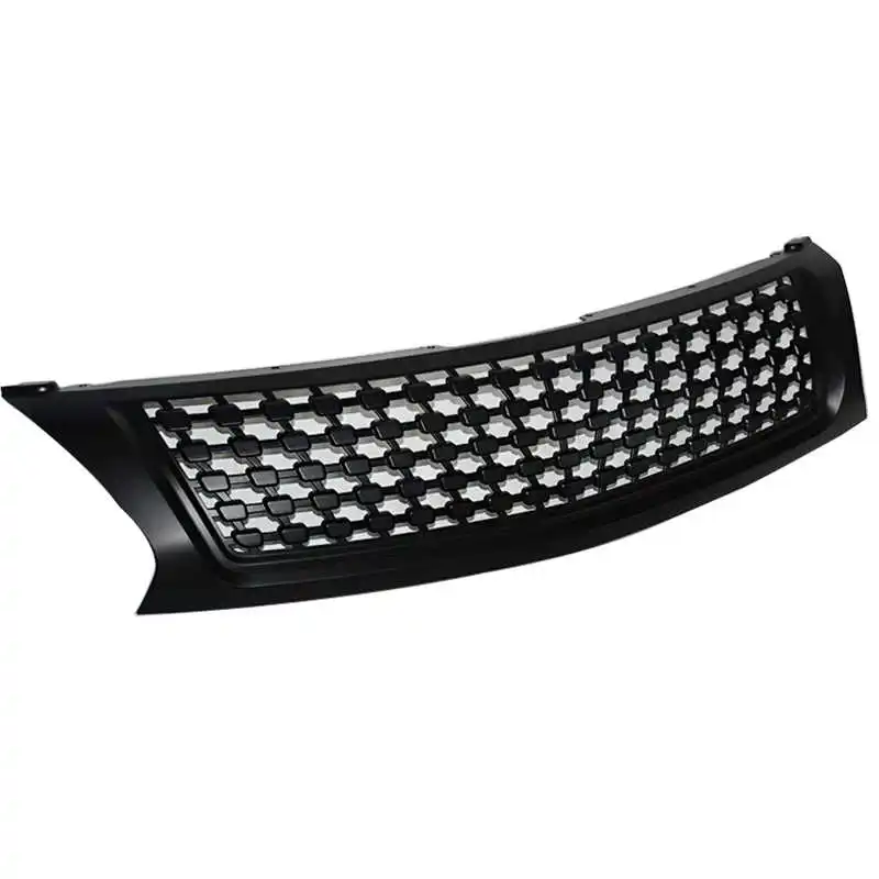 Car Parts Matte Black Mesh Grille For MITSUBISHI TRITON L200 2015-2018 Front Bumper Grille