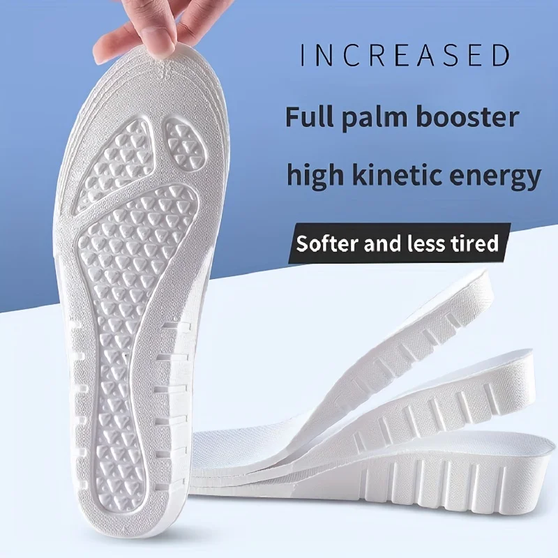 1 Pair New Invisible Height Increase Insoles EVA Soft Light Shoes Sole Pad for Men Women Heel Lift Feet Care Arch Support Insol