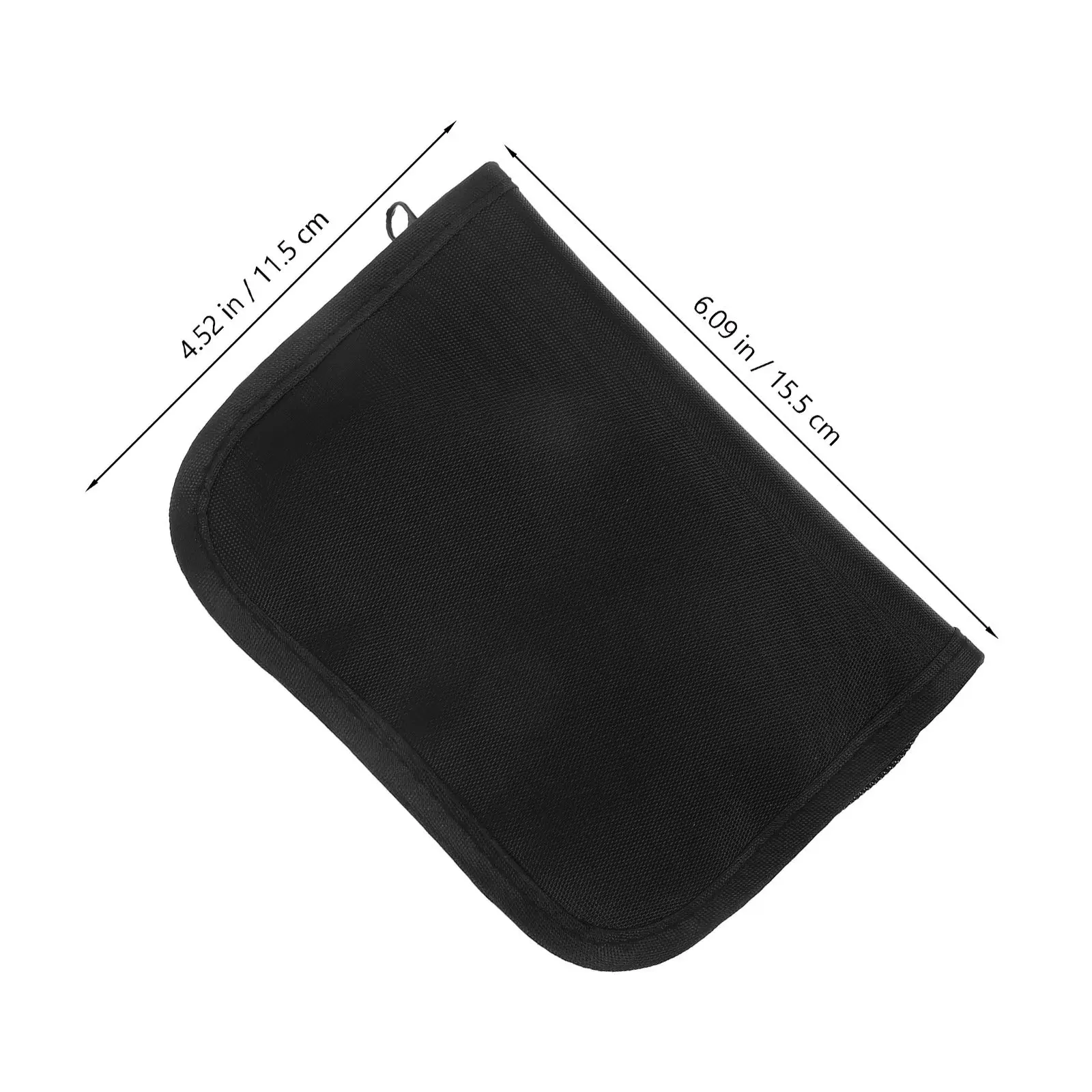 2Pcs Blood Storage Case Black Compact Diabetic Travel Pouch Zipper Organizer Meter Insulin Pen