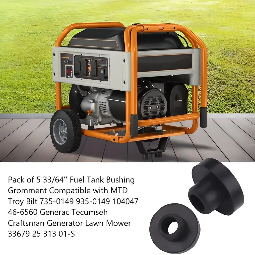 Per trattore tosaerba generatore 5 pezzi serbatoio carburante boccola gas passacavo boccole in gomma universale per ruota cavallo 104047 Noma 42690