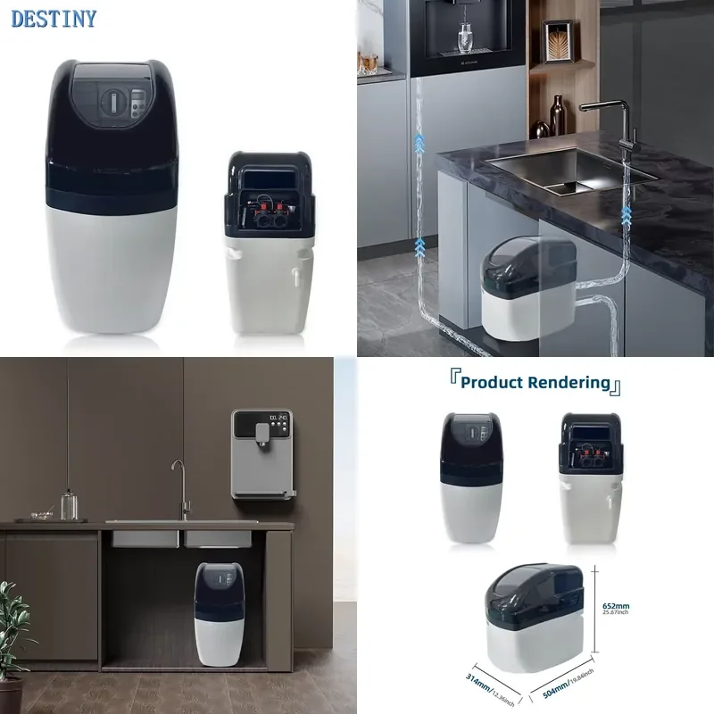 DESTINY Whole House Water Softener System Shower Hard Water Softener Machine Food Grade Resin Water Softeners