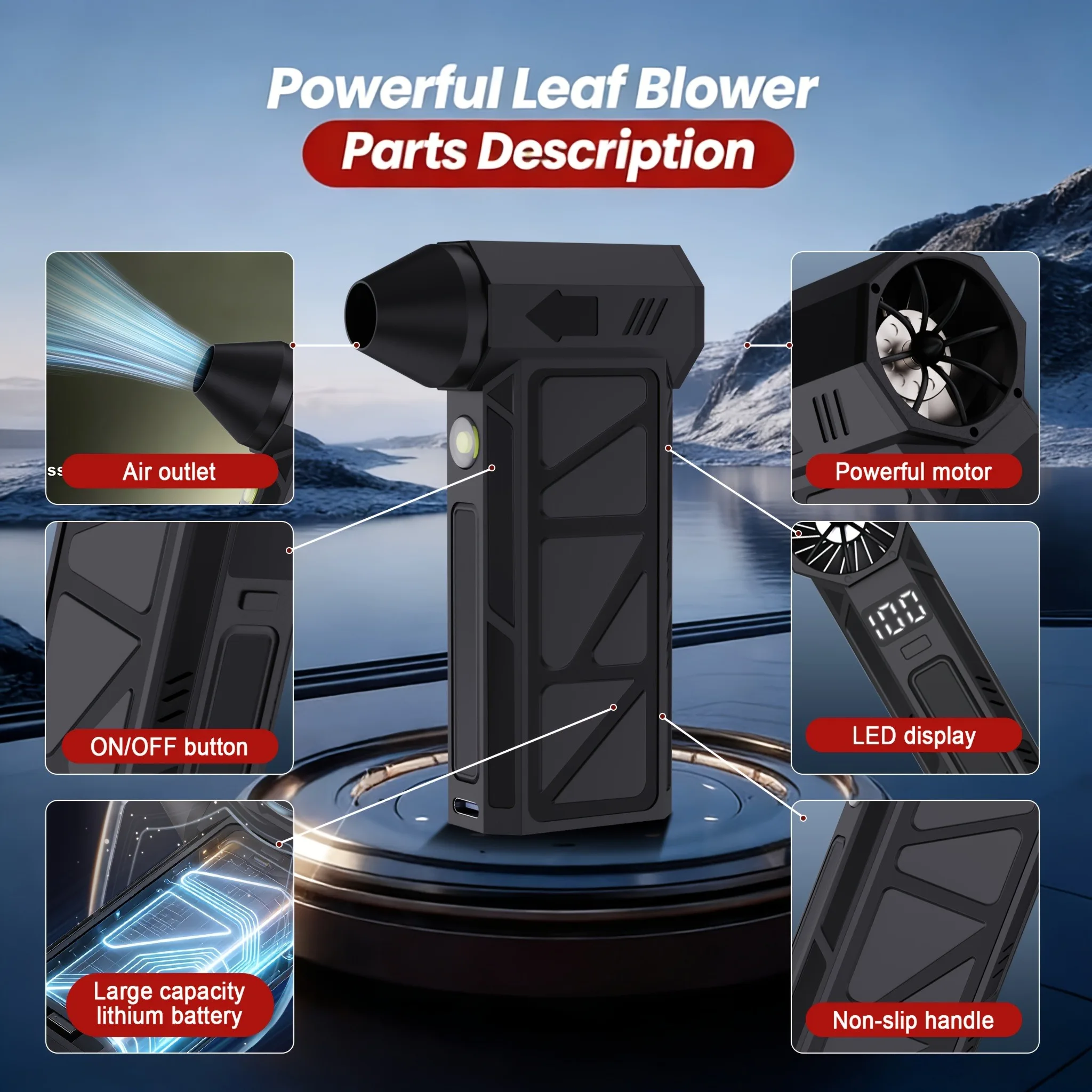 เครื่องเป่าลมสำหรับทำความสะอาด - Dryer Car Blower บทวิจารณ์และราคา