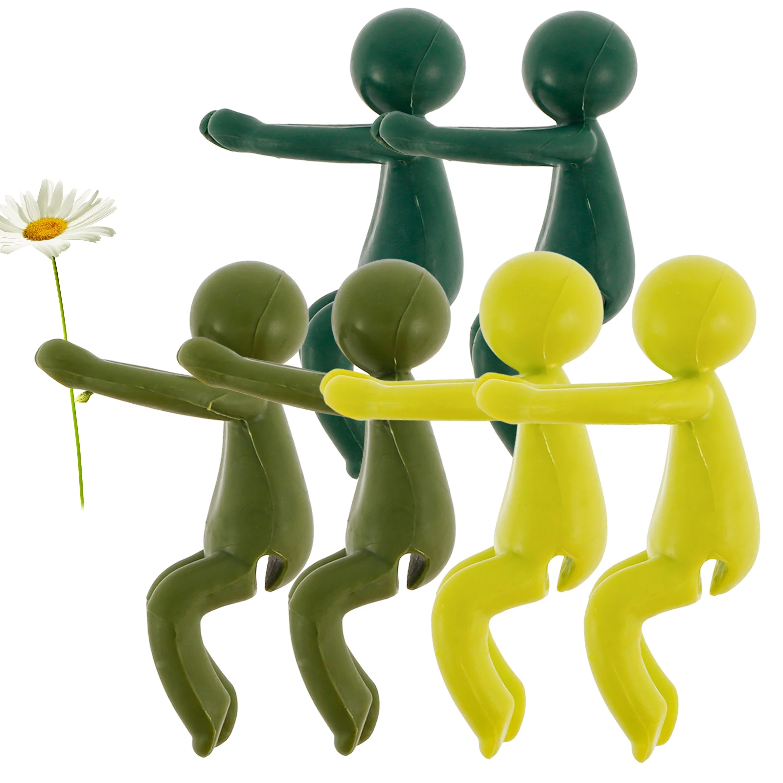

3/6Pcs Plant Stand Plastic Support Stake Greenhouse Indoor Flower Pot Vine Climbing Bracket Adjustable Holder Set