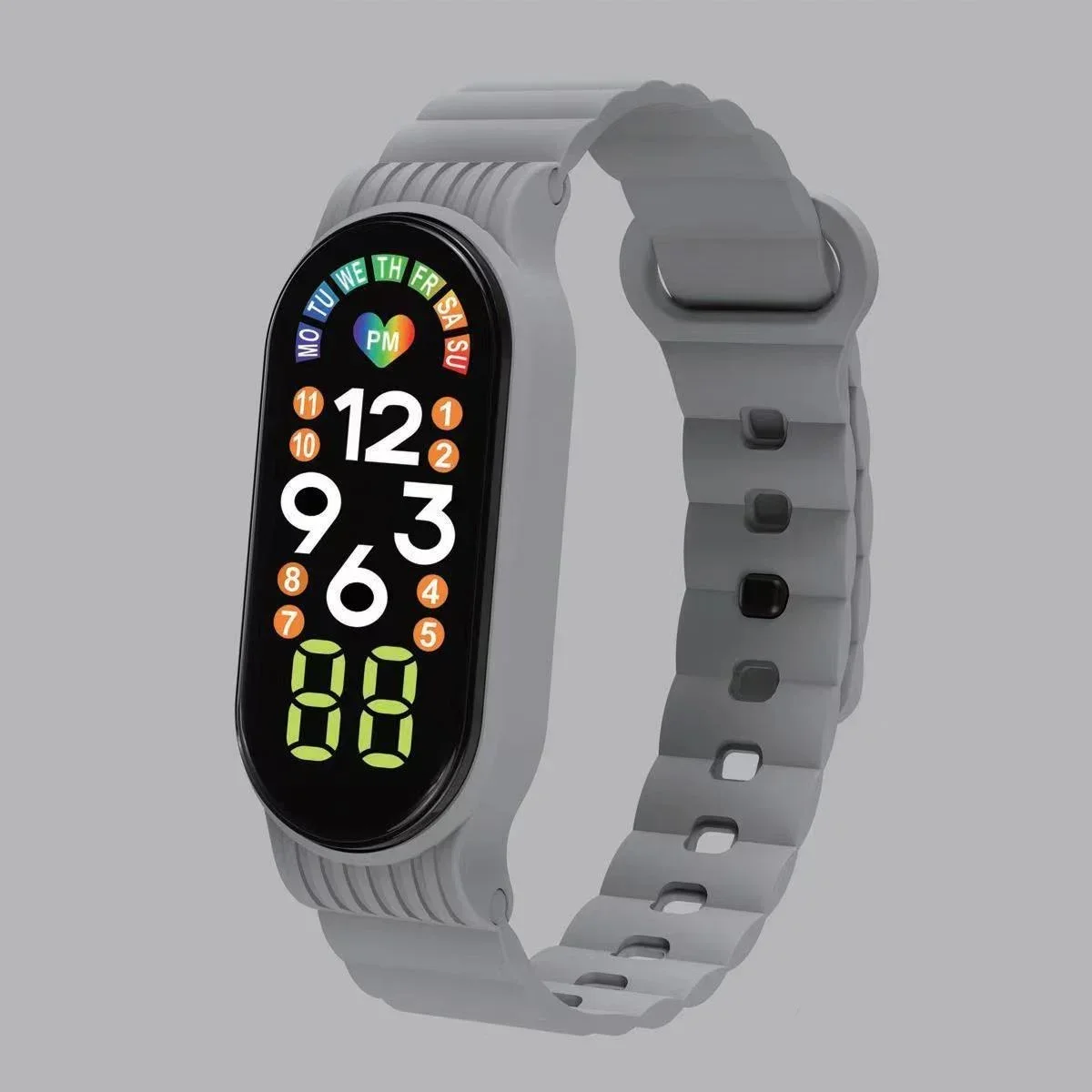 Reloj electrónico Digital deportivo para niños, pantalla táctil a Color, resistente al agua, LED